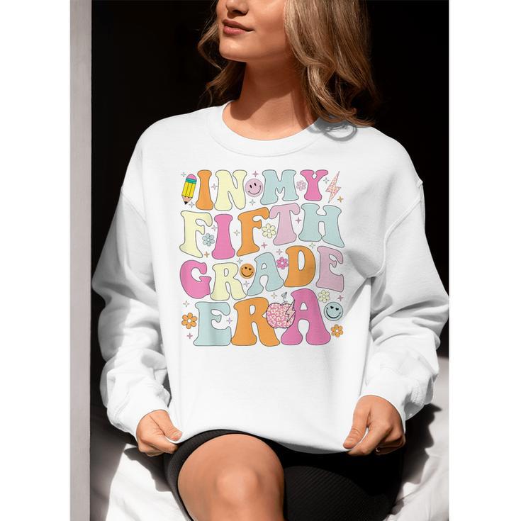 In My Fifth Grade Era 5th Grade Era Teacher Back To School Women Crewneck Sweatshirt, funny gift In My Fifth Grade Era 5th Grade Era Teacher Back To School Women Crewneck Sweatshirt, funny gift