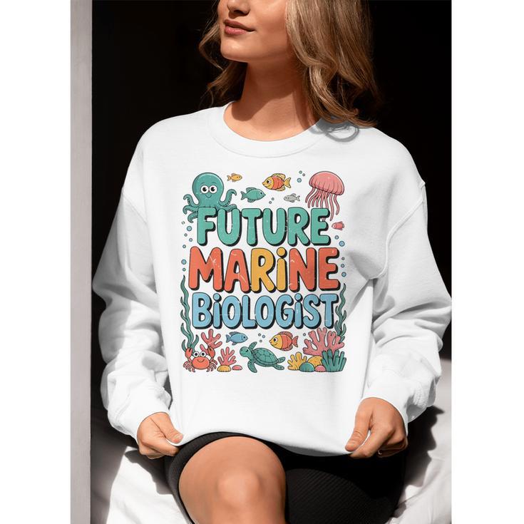 Future Marine Biologist Student Biology Teacher Kids Women Crewneck Sweatshirt, Future Teacher Sweatshirts, funny gift Future Marine Biologist Student Biology Teacher Kids Women Crewneck Sweatshirt, Future Teacher Sweatshirts, funny gift