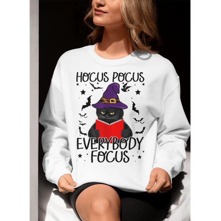 Hocus Pocus Everybody Focus Halloween Teacher For Men Women Women Crewneck Sweatshirt, funny gift Hocus Pocus Everybody Focus Halloween Teacher For Men Women Women Crewneck Sweatshirt, funny gift