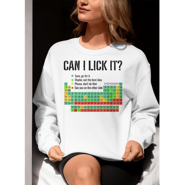 Can I Lick It Periodic Table Chart Science Teacher Women Crewneck Sweatshirt, Science Teacher Sweatshirts, funny gift Can I Lick It Periodic Table Chart Science Teacher Women Crewneck Sweatshirt, Science Teacher Sweatshirts, funny gift