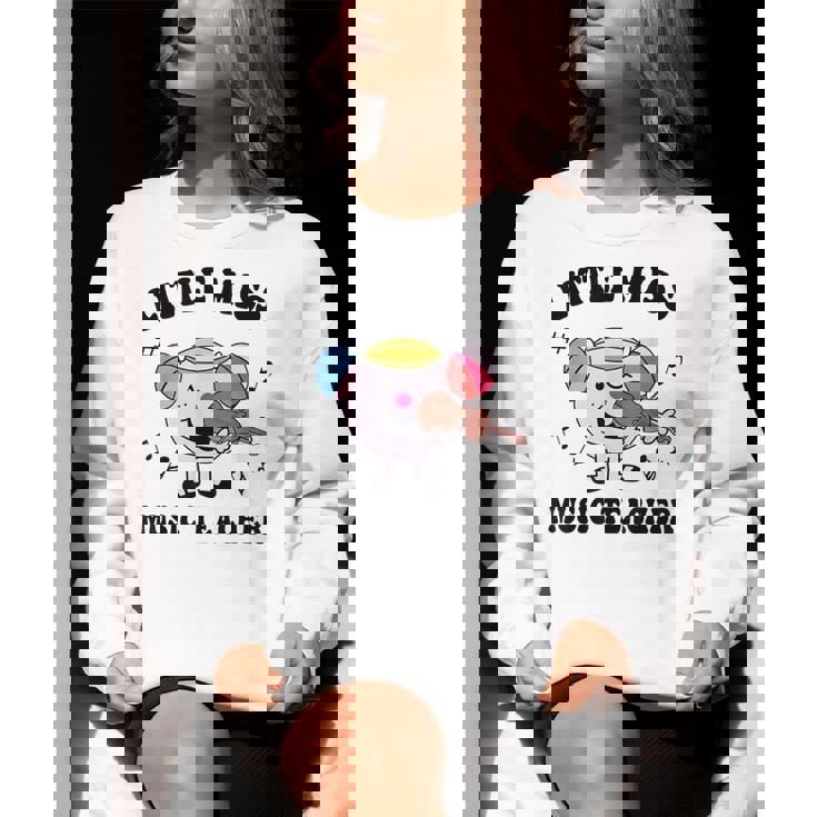 Little Miss Music Teacher Music Teacher Team Women Crewneck Sweatshirt, funny gift