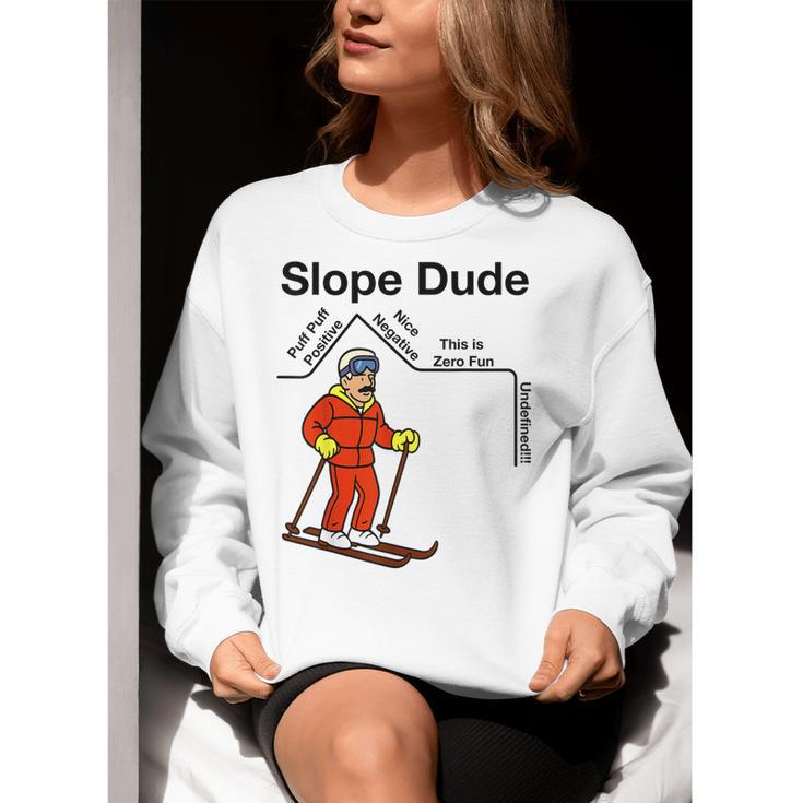 Nerdy Slope Dude Geometry Algebra Math Teacher Women Crewneck Sweatshirt, funny gift Nerdy Slope Dude Geometry Algebra Math Teacher Women Crewneck Sweatshirt, funny gift