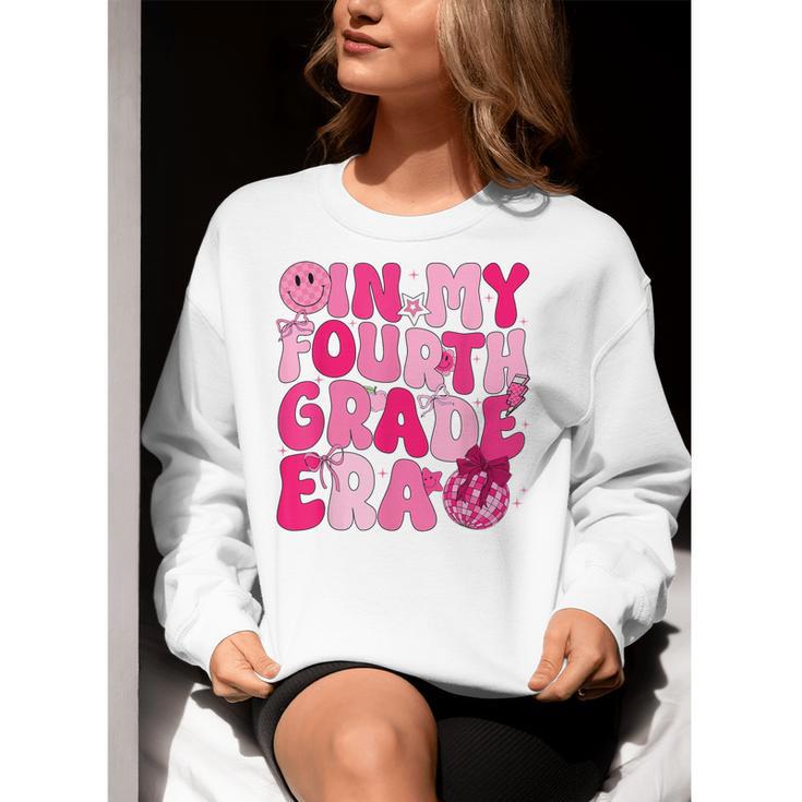 Pink Fourth Grade Era 4th Back To School Grade Teacher Women Crewneck Sweatshirt, 4th Grade Teacher Sweatshirts, funny gift Pink Fourth Grade Era 4th Back To School Grade Teacher Women Crewneck Sweatshirt, 4th Grade Teacher Sweatshirts, funny gift