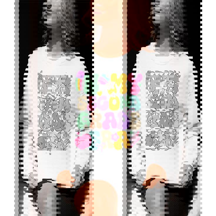 In My Second Grade Era Teachers Women Back To School Girls Women Crewneck Sweatshirt, funny gift