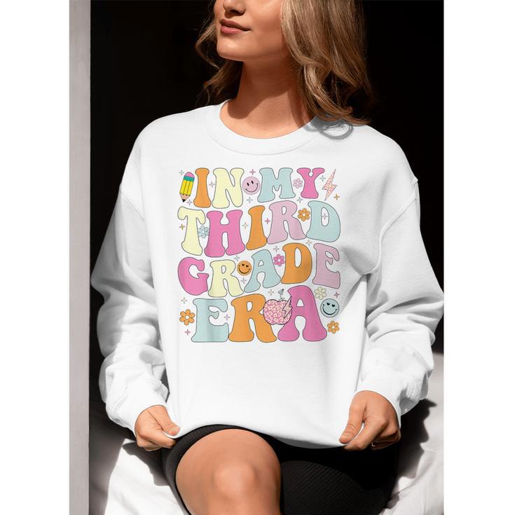 In My Third Grade Era 3rd Grade Era Teacher Back To School Women Crewneck Sweatshirt, funny gift