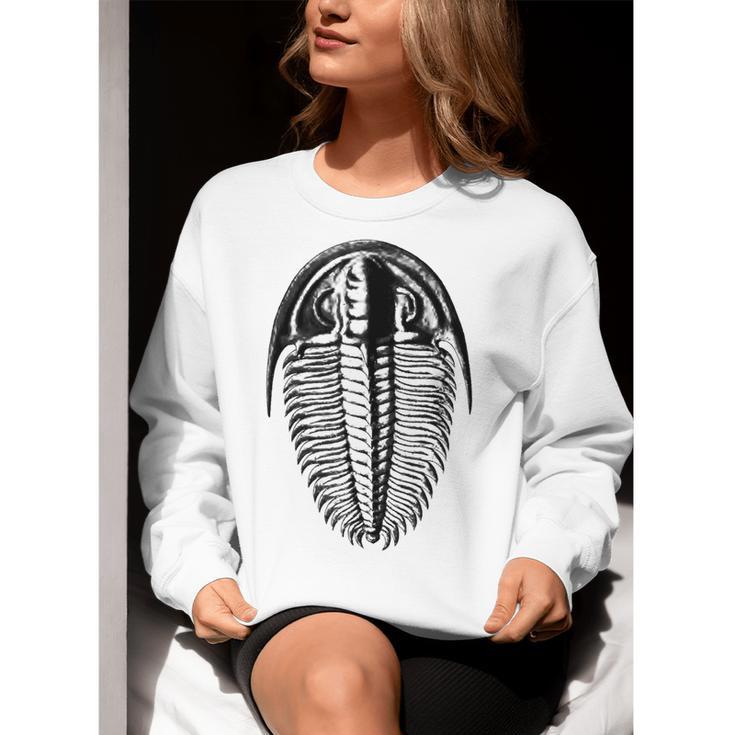 Trilobite Fossil Geology Teacher Student Geologist Women Crewneck Sweatshirt, funny gift Trilobite Fossil Geology Teacher Student Geologist Women Crewneck Sweatshirt, funny gift