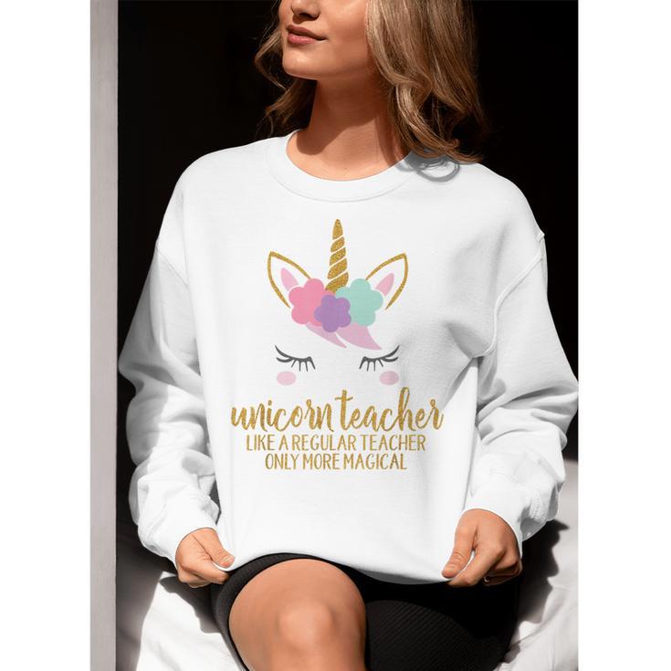 Unicorn Teacher Shirt For Women School Teacher Women Crewneck Sweatshirt, funny gift Unicorn Teacher Shirt For Women School Teacher Women Crewneck Sweatshirt, funny gift