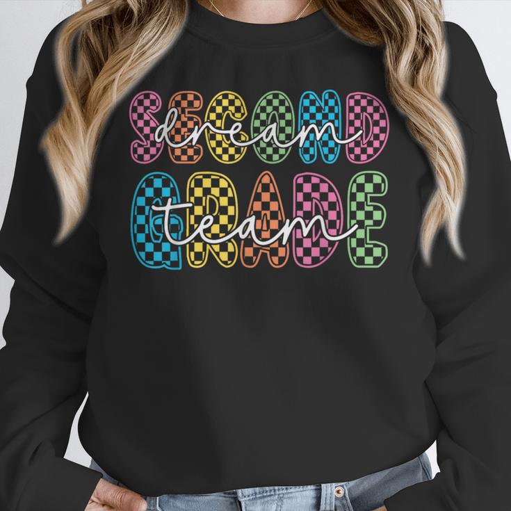 2nd Second Grade Dream Team Teacher First Day Back To School Women Crewneck Sweatshirt, 2nd Grade Teacher Gifts, First Grade Teacher Gifts, funny design 2nd Second Grade Dream Team Teacher First Day Back To School Women Crewneck Sweatshirt, 2nd Grade Teacher Gifts, First Grade Teacher Gifts, funny design