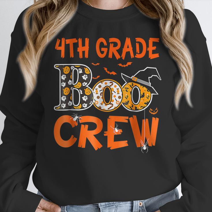 4th Grade Boo Crew Teacher Student Halloween Women Crewneck Sweatshirt, 4th Grade Teacher Gifts, funny design 4th Grade Boo Crew Teacher Student Halloween Women Crewneck Sweatshirt, 4th Grade Teacher Gifts, funny design