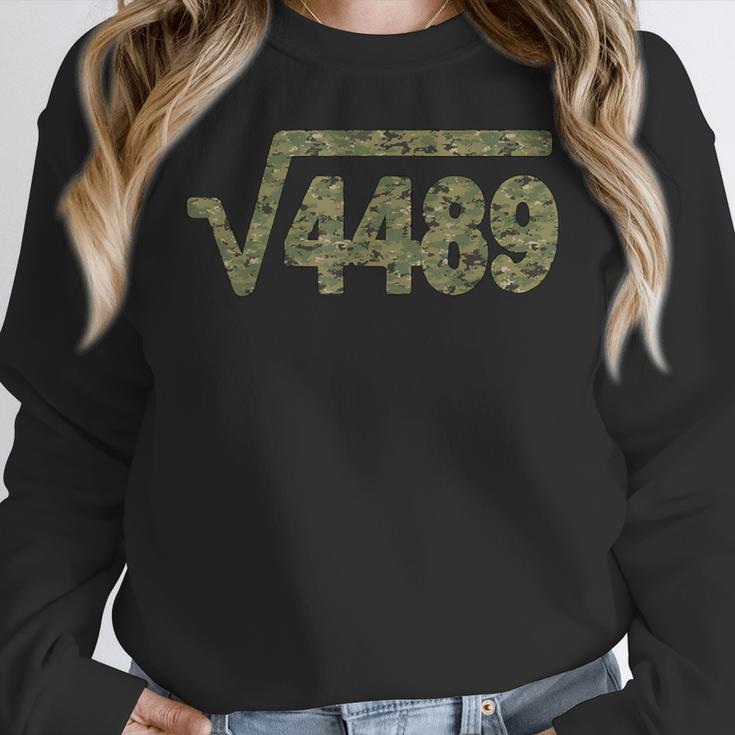 6 7 Army Pattern Meme Square Root 4489 Slang Math Teacher Women Crewneck Sweatshirt, funny design 6 7 Army Pattern Meme Square Root 4489 Slang Math Teacher Women Crewneck Sweatshirt, funny design