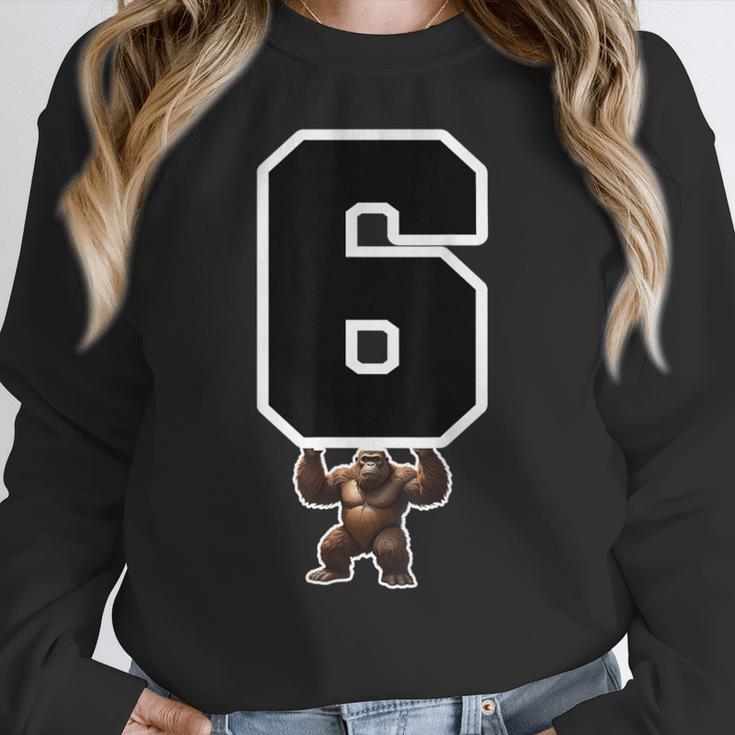 6 7 Matching Teachers Halloween Costume Gorilla Women Crewneck Sweatshirt, funny design 6 7 Matching Teachers Halloween Costume Gorilla Women Crewneck Sweatshirt, funny design