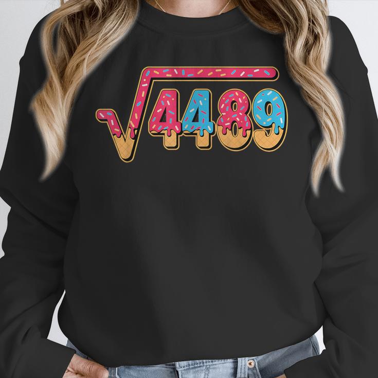 67 Ice Cream Drip Meme Math Teacher School Square Root 4489 Women Crewneck Sweatshirt, funny design 67 Ice Cream Drip Meme Math Teacher School Square Root 4489 Women Crewneck Sweatshirt, funny design