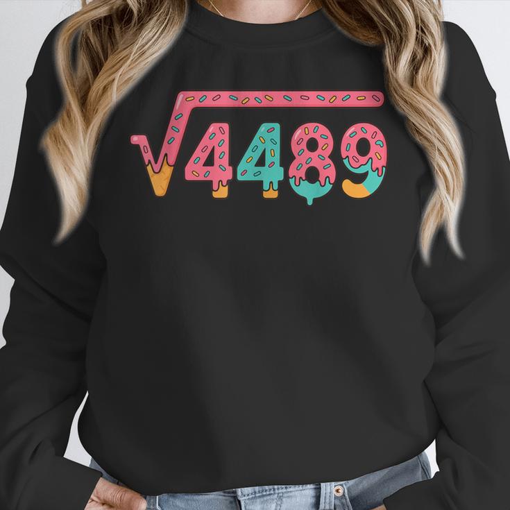 67 Ice Cream Drip Meme Square Root 4489 Slang Math Teacher Women Crewneck Sweatshirt, funny design