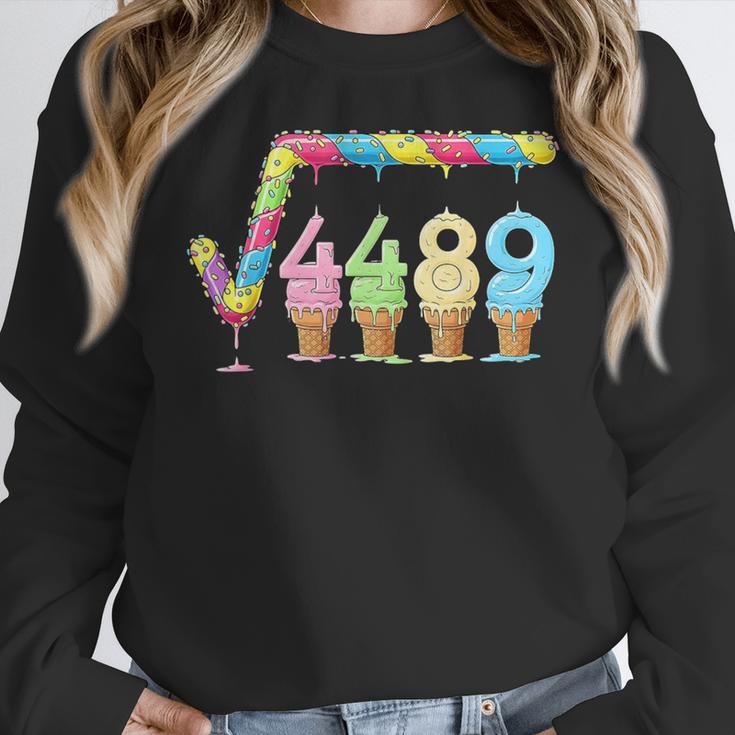 67 Ice Cream Drip Meme Square Root 4489 Slang Teacher Math Women Crewneck Sweatshirt, funny design 67 Ice Cream Drip Meme Square Root 4489 Slang Teacher Math Women Crewneck Sweatshirt, funny design