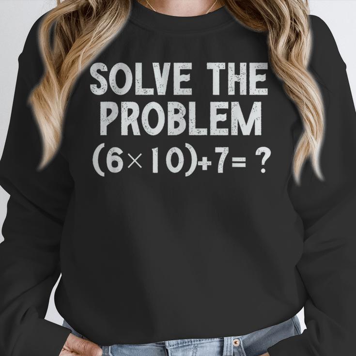 67 Meme PEMDAS Elementary Math Teacher Brainrot Joke Women Crewneck Sweatshirt, funny design