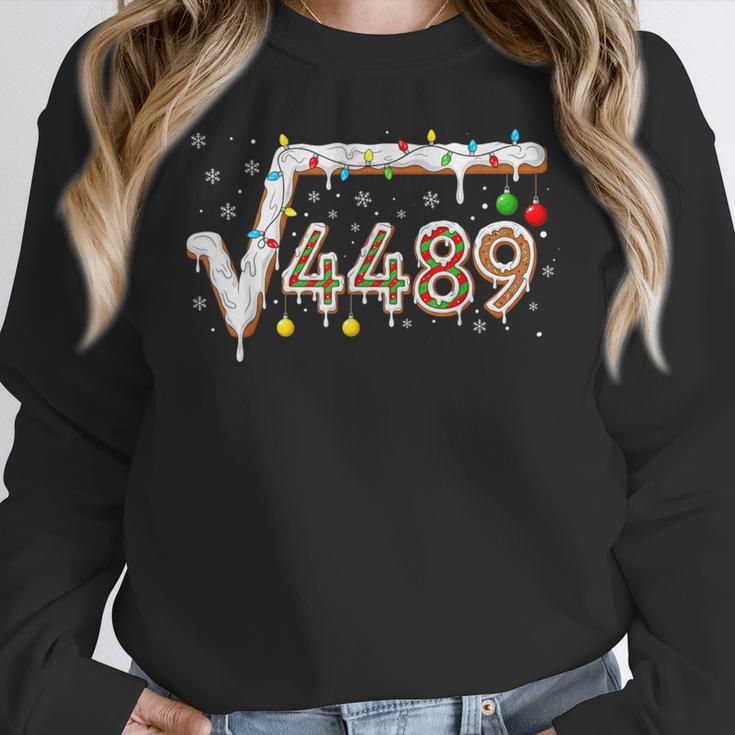 67 Meme Square Root 4489 Slang Math Teacher Christmas Women Crewneck Sweatshirt, funny design 67 Meme Square Root 4489 Slang Math Teacher Christmas Women Crewneck Sweatshirt, funny design