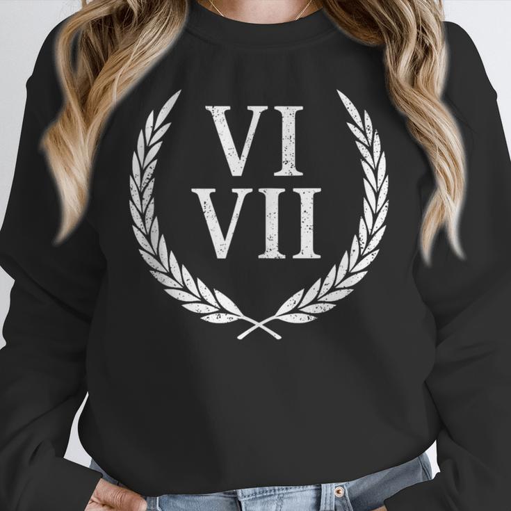67 Roman Numerals Meme History Teacher Vintage History Women Crewneck Sweatshirt, History Teacher Gifts, funny design 67 Roman Numerals Meme History Teacher Vintage History Women Crewneck Sweatshirt, History Teacher Gifts, funny design