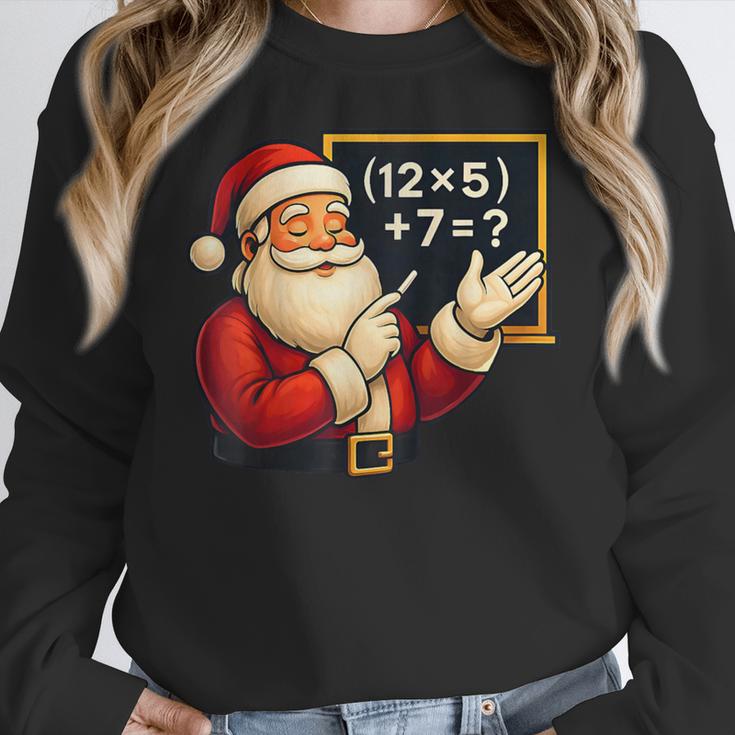 67 Teacher Santa Christmas Six Seven Meme Math Xmas Women Crewneck Sweatshirt, funny design 67 Teacher Santa Christmas Six Seven Meme Math Xmas Women Crewneck Sweatshirt, funny design