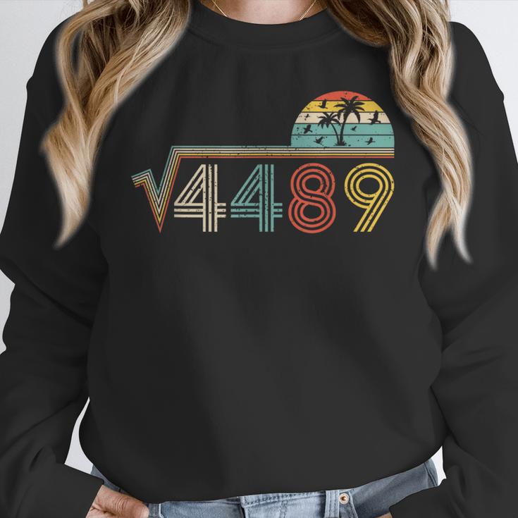 67 Vintage Meme Square Root 4489 Slang Math Teacher Women Crewneck Sweatshirt, funny design 67 Vintage Meme Square Root 4489 Slang Math Teacher Women Crewneck Sweatshirt, funny design