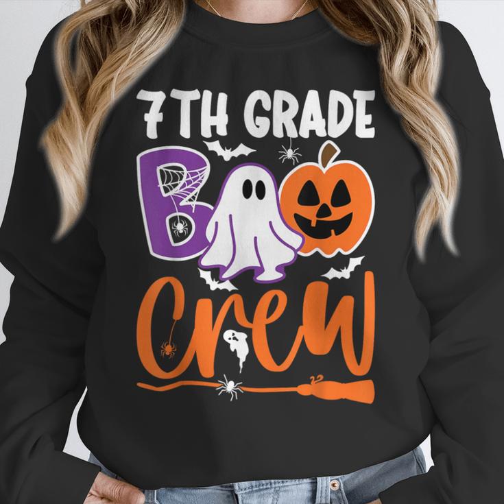 7th Grade Boo Crew Teacher Student Halloween Costume Women Crewneck Sweatshirt, funny design 7th Grade Boo Crew Teacher Student Halloween Costume Women Crewneck Sweatshirt, funny design