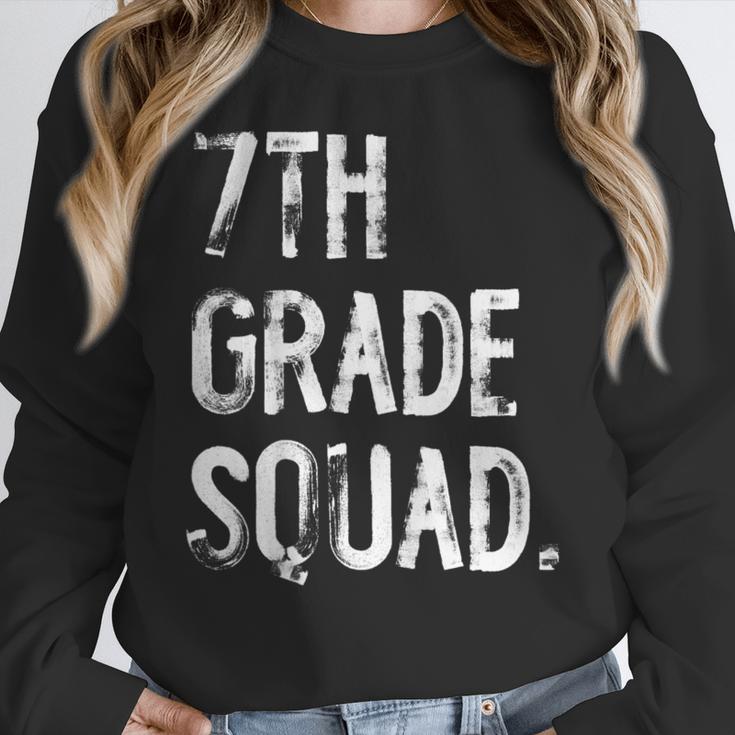 7th Grade Squad Back To School Student Teacher Women Crewneck Sweatshirt, funny design 7th Grade Squad Back To School Student Teacher Women Crewneck Sweatshirt, funny design