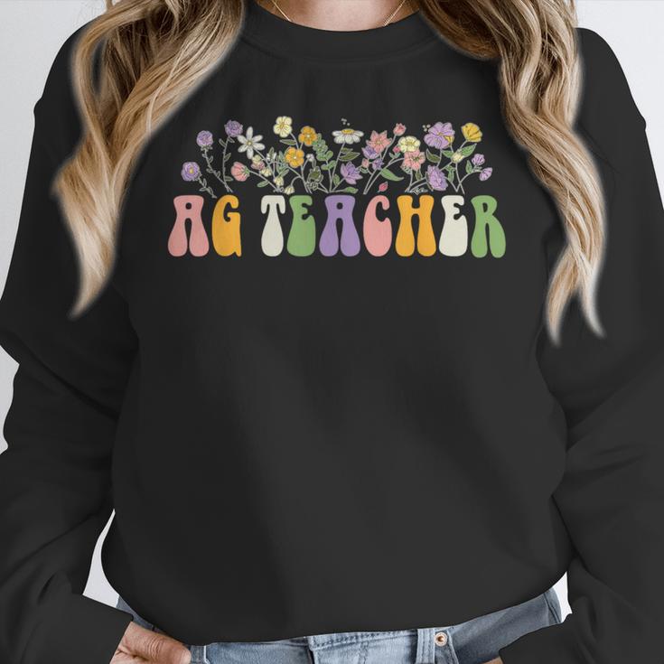 AG Teacher Future Farmer Agriculture Teacher Men Women Women Crewneck Sweatshirt, Future Teacher Gifts, funny design