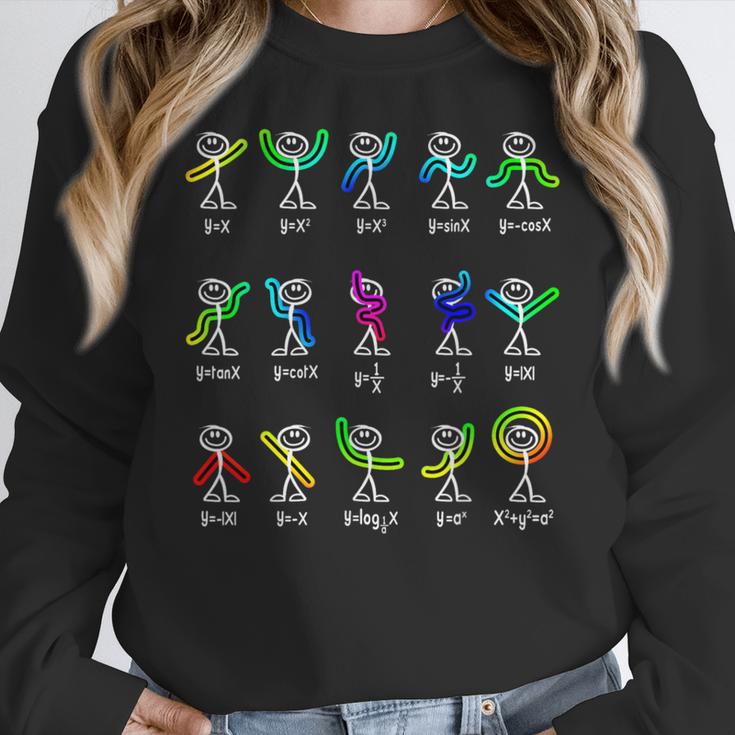 Algebra Dance Function Math Teacher Geek Idea Women Crewneck Sweatshirt, funny design Algebra Dance Function Math Teacher Geek Idea Women Crewneck Sweatshirt, funny design