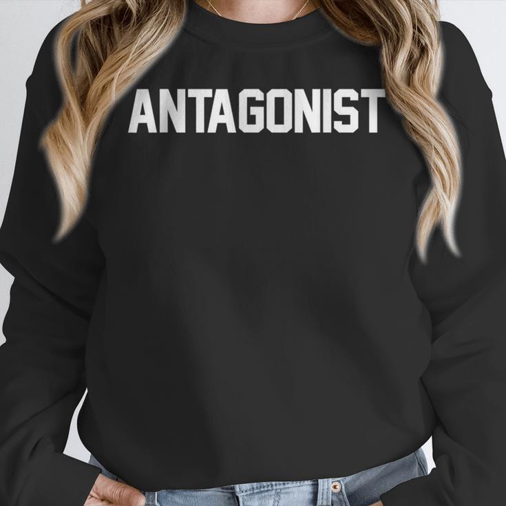 Antagonist English Literature Teacher Costume T Shirt Women Crewneck Sweatshirt, English Teacher Gifts, funny design Antagonist English Literature Teacher Costume T Shirt Women Crewneck Sweatshirt, English Teacher Gifts, funny design