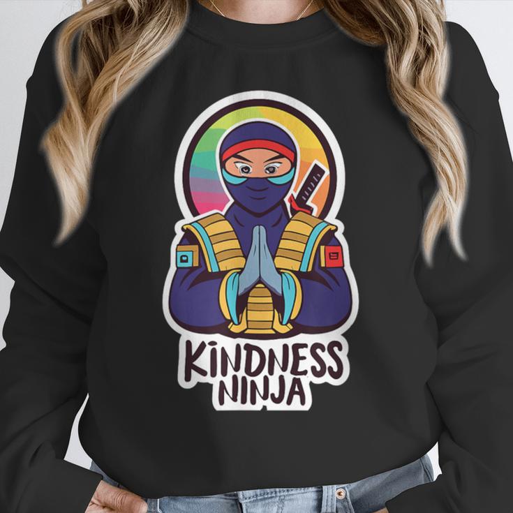 Anti Bullying Kindness Ninja School Teacher Student Women Crewneck Sweatshirt, funny design Anti Bullying Kindness Ninja School Teacher Student Women Crewneck Sweatshirt, funny design