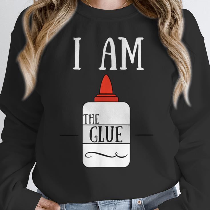 Art Teacher T-Shirt I Am The Glue Women Crewneck Sweatshirt, funny design