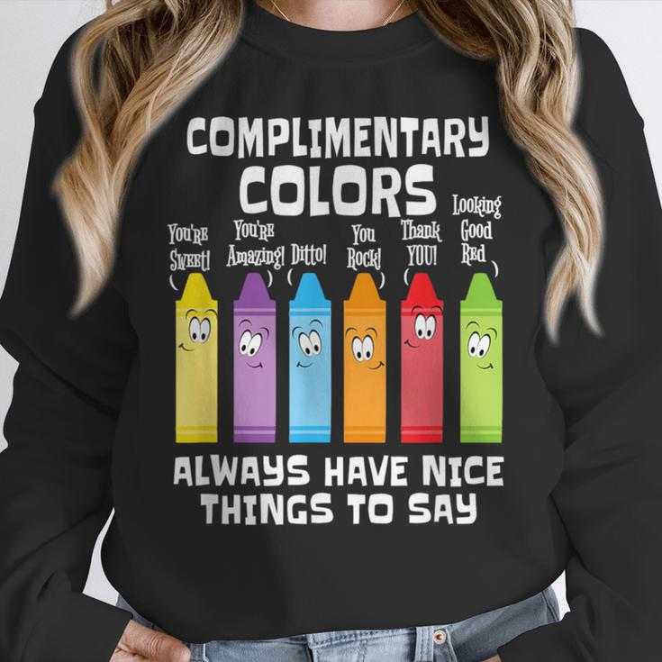 Artist Art Teacher School Artist Joke Women Crewneck Sweatshirt, funny design
