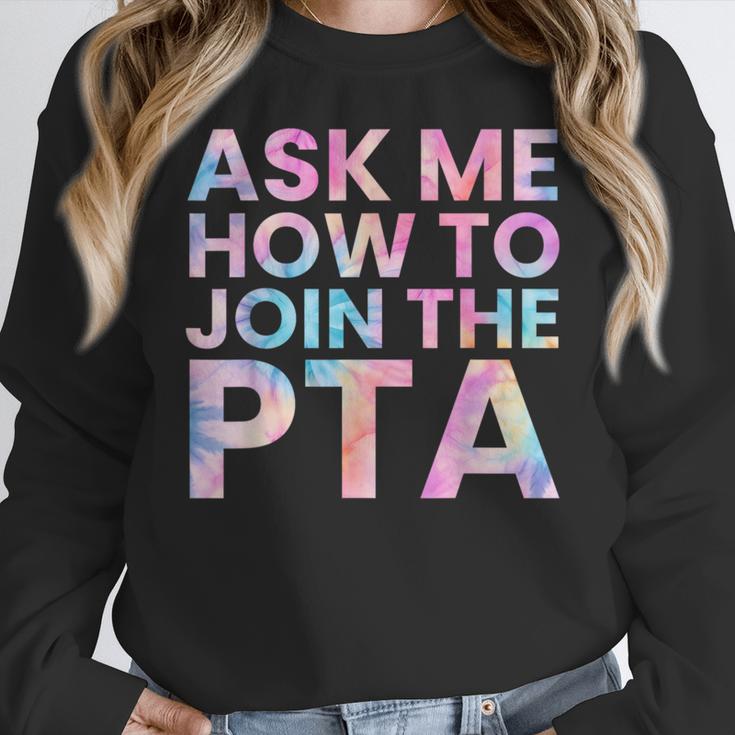 Ask Me How To Join PTA Crew Parent Teacher Matching School Women Crewneck Sweatshirt, funny design Ask Me How To Join PTA Crew Parent Teacher Matching School Women Crewneck Sweatshirt, funny design