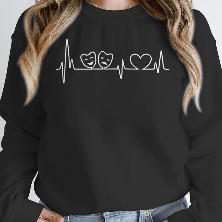 Theatre Teacher Theater Drama Rehearsal Theater Women Crewneck Sweatshirt, funny design Theatre Teacher Theater Drama Rehearsal Theater Women Crewneck Sweatshirt, funny design