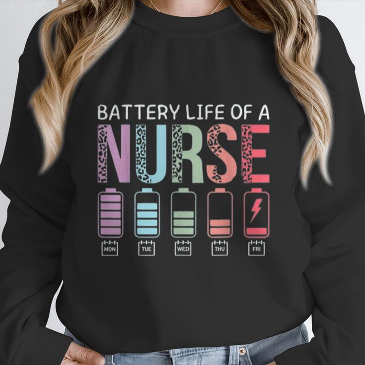 Battery Life Of A Nurse School Teacher Appreciation Women Crewneck Sweatshirt, funny design Battery Life Of A Nurse School Teacher Appreciation Women Crewneck Sweatshirt, funny design