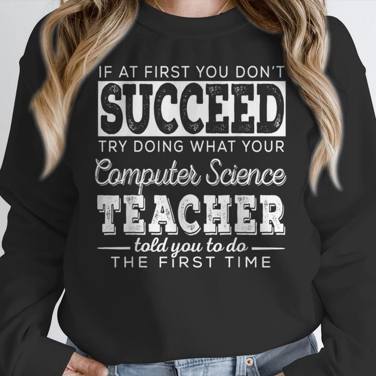 Best Computer Science Teacher Shirt Succeed Teaching Women Crewneck Sweatshirt, Science Teacher Gifts, funny design Best Computer Science Teacher Shirt Succeed Teaching Women Crewneck Sweatshirt, Science Teacher Gifts, funny design