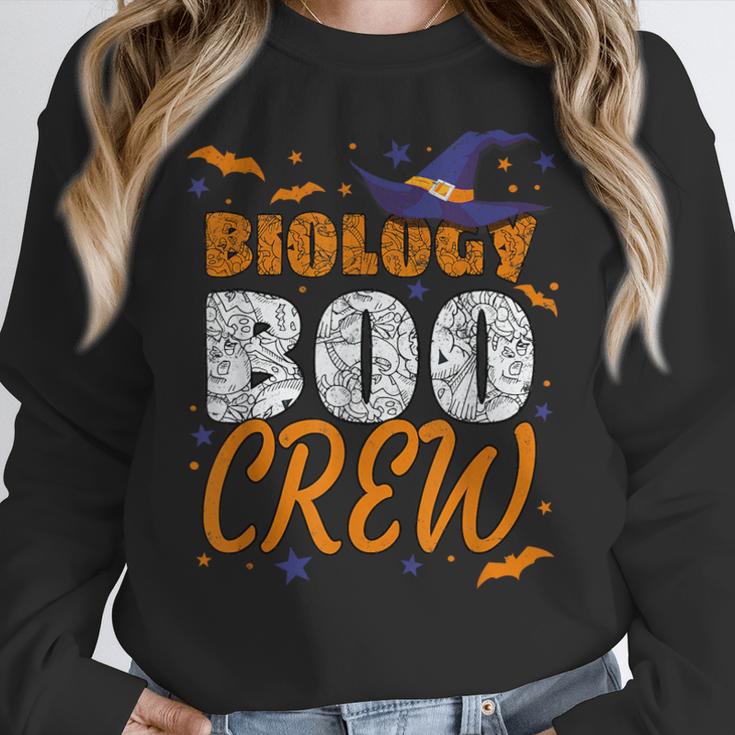 Biology Boo Crew Halloween Biology Teacher Matching For Men Women Kids Women Crewneck Sweatshirt, funny design Biology Boo Crew Halloween Biology Teacher Matching For Men Women Kids Women Crewneck Sweatshirt, funny design
