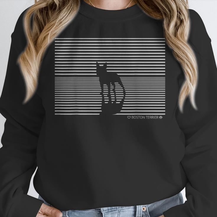 Boston Terrier Boston-Bulldog For Men Women Kids Women Crewneck Sweatshirt, funny design