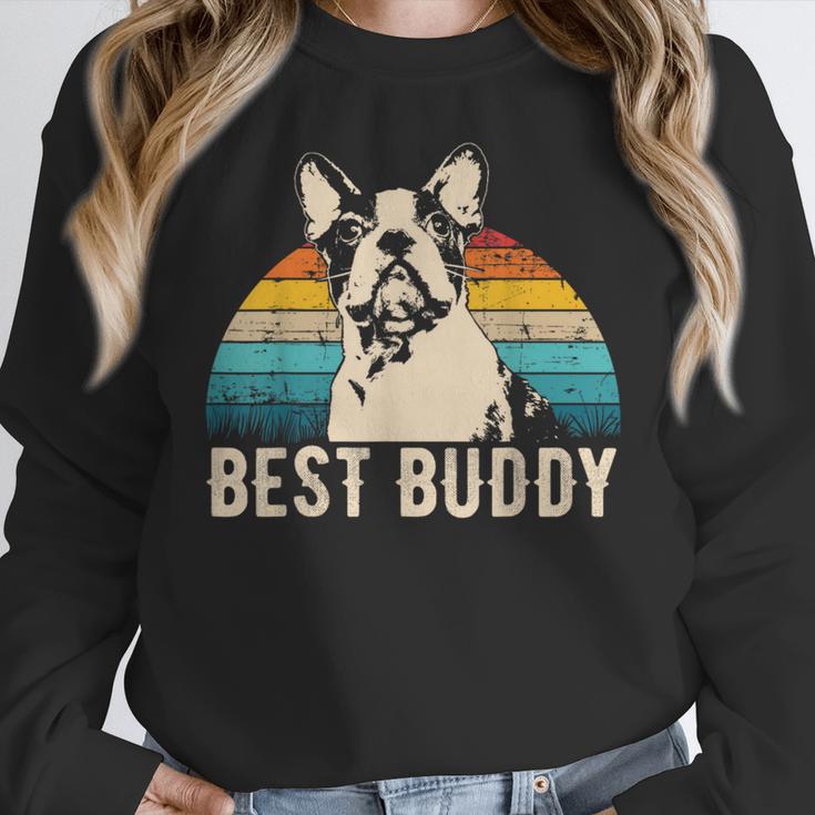 Boston Terrier Boston-Bulldog Women Crewneck Sweatshirt, funny design