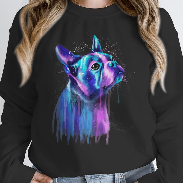Boston Terrier Dog For a Boston Terrier Mom Women Crewneck Sweatshirt, Mom Gifts, Boston Terrier Mom Gifts, funny design