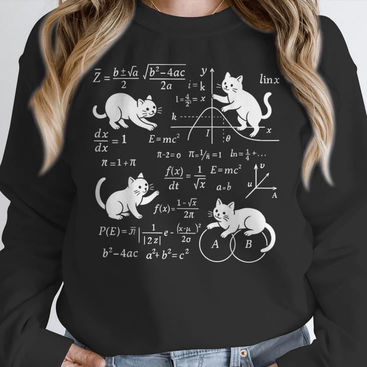 Cats And Math Lover Cat Lover Science Teacher Student Women Crewneck Sweatshirt, Science Teacher Gifts, funny design Cats And Math Lover Cat Lover Science Teacher Student Women Crewneck Sweatshirt, Science Teacher Gifts, funny design