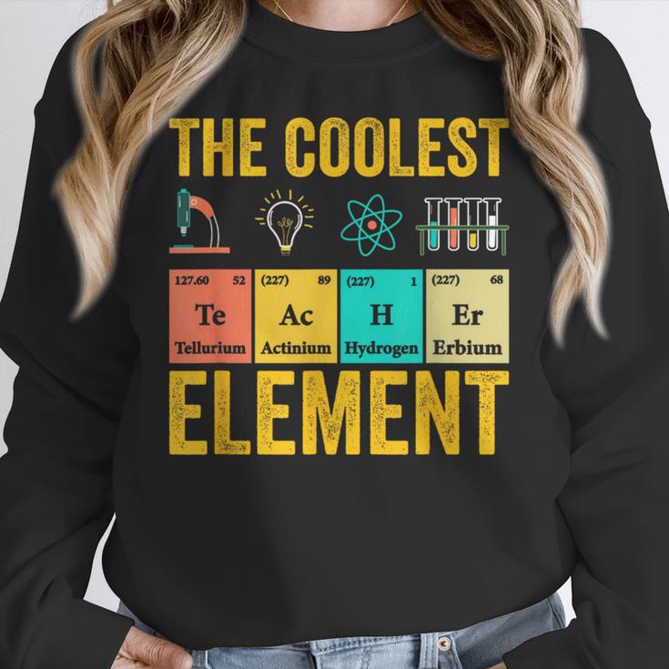 Chemistry Teacher Element Science Student Chemist Women Crewneck Sweatshirt, Science Teacher Gifts, funny design