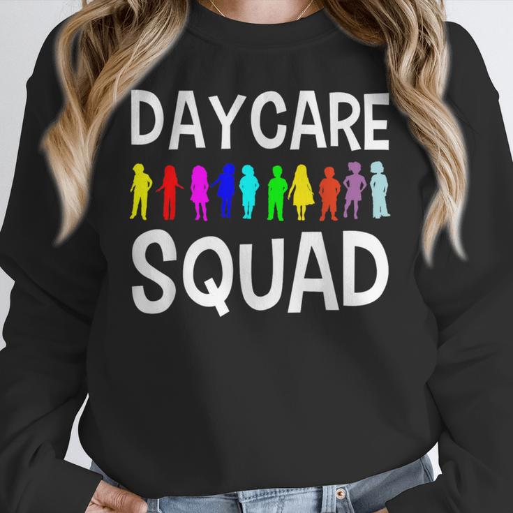 Childcare Daycare Squad Daycare Teacher Men Women Women Crewneck Sweatshirt, funny design Childcare Daycare Squad Daycare Teacher Men Women Women Crewneck Sweatshirt, funny design