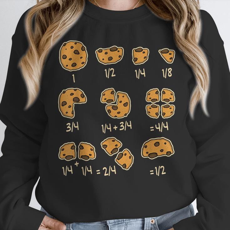 Chocolate Cookie Quick Math Fraction Math Teachers For Men Women Girls Kids Women Crewneck Sweatshirt, funny design Chocolate Cookie Quick Math Fraction Math Teachers For Men Women Girls Kids Women Crewneck Sweatshirt, funny design