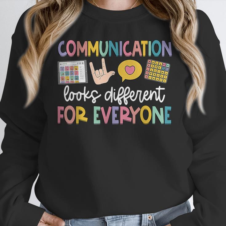 Communication Looks Different Tee Shirt Kids -Adults Teacher Animal Print Small Short Sleeve Classic Fit Crew Neck Polyester 100 Women Crewneck Sweatshirt, funny design Communication Looks Different Tee Shirt Kids -Adults Teacher Animal Print Small Short Sleeve Classic Fit Crew Neck Polyester 100 Women Crewneck Sweatshirt, funny design