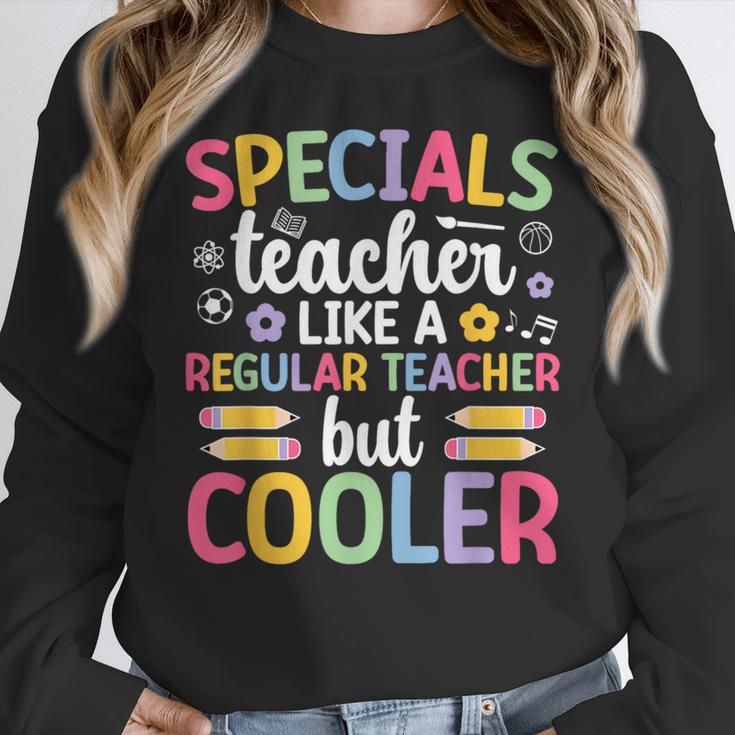 Cool Specials Teacher Specials Team Specials Squad Women Crewneck Sweatshirt, funny design Cool Specials Teacher Specials Team Specials Squad Women Crewneck Sweatshirt, funny design