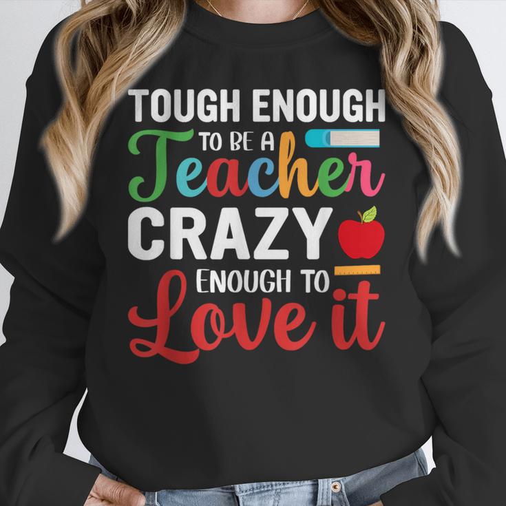 Crazy Teacher Men Women School Teachers Women Crewneck Sweatshirt, funny design