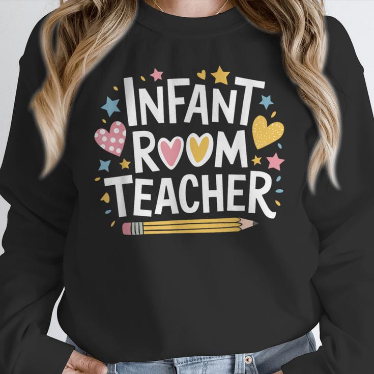 Daycare Provider Toddler Teaching Infant Room Teacher Women Crewneck Sweatshirt, funny design Daycare Provider Toddler Teaching Infant Room Teacher Women Crewneck Sweatshirt, funny design