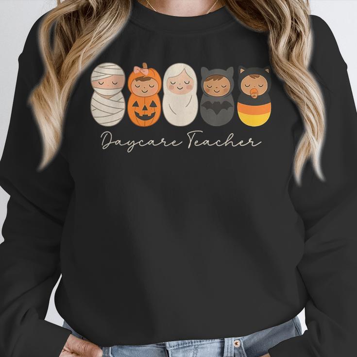 Daycare Teacher Halloween Infant Squad Spooky Childcare Fall Women Crewneck Sweatshirt, funny design Daycare Teacher Halloween Infant Squad Spooky Childcare Fall Women Crewneck Sweatshirt, funny design