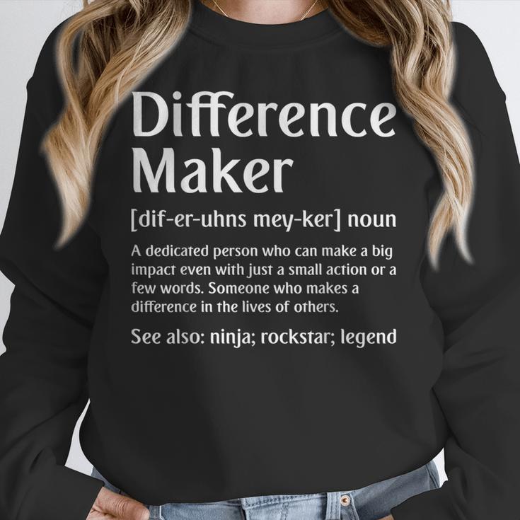 Difference Maker Definition Vintage Teachers Mom Boss Women Women Crewneck Sweatshirt, funny design Difference Maker Definition Vintage Teachers Mom Boss Women Women Crewneck Sweatshirt, funny design