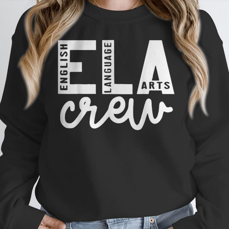 English Language Art Teacher Crew ELA Squad English Teacher Women Crewneck Sweatshirt, English Teacher Gifts, funny design English Language Art Teacher Crew ELA Squad English Teacher Women Crewneck Sweatshirt, English Teacher Gifts, funny design